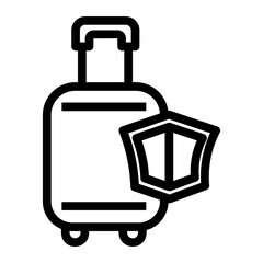 Obraz premium travel Line Icon