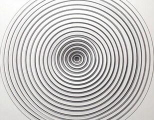 Fototapeta premium Expanding Ripple Waves with Minimalist Concentric Circle Abstract Graphic Vector Illustration