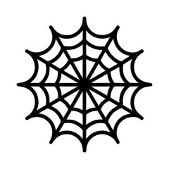 spider web with dew icon vector flat clean look