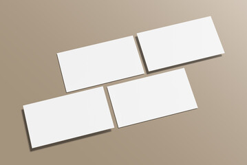 Slide Presentation Blank Mockup Template