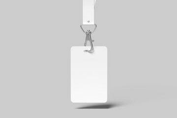 ID Card Badge Blank Mockup