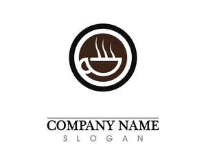 Coffee cup Logo Template vector icon design