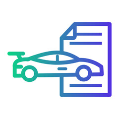 business Line Gradient Icon