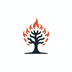 Fire tree logo