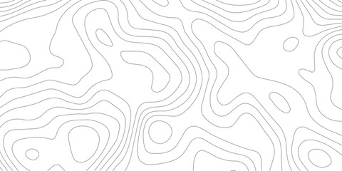 Minimal Terrain Map Design Featuring Topographic Contour Lines Abstract Elevation Curves Geographic Wavy Patterns on white Paper Texture and Modern Mapping Art
