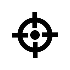 Vector illustration of a black gift box icon with a ribbon bow. Minimalist silhouette symbol for celebration, holiday, or birthday present