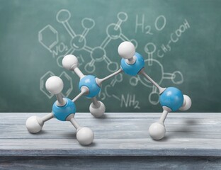 Simulate Shape of molecules on medical table