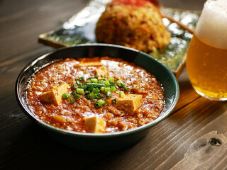 麻婆豆腐と坦々チャーハン
