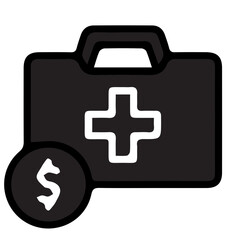 Obraz premium Medical Kit With Money