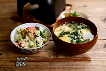 さわらの西京漬けの混ぜご飯