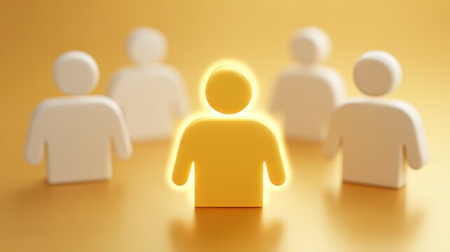 An image symbolizing being surrounded by talented or successful people. We become the average of those around us concept. Living in a good community.