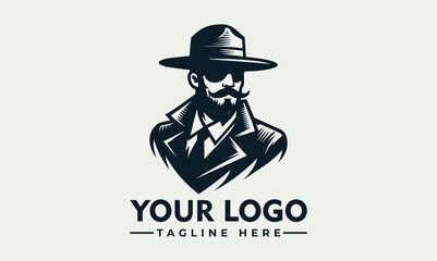 Graphic illustration of a forest ranger in uniform, holding binoculars, with pine trees in the background.