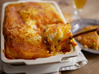 とろろミートグラタン