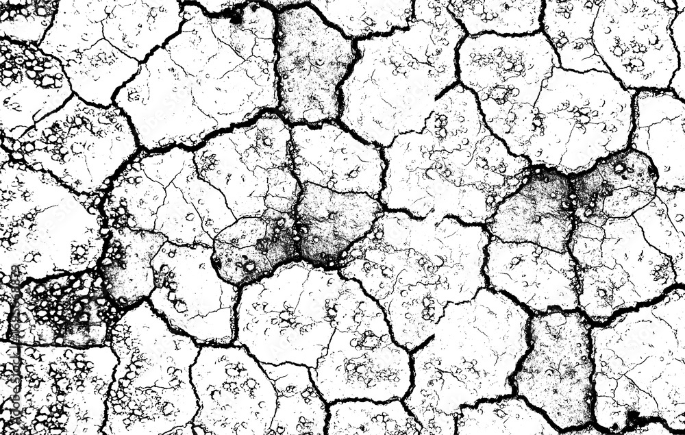 Poster detailed cracked ground texture with intricate patterns for digital compositing and visual effects, 