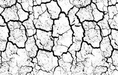 Cracked Earth Texture Background Seamless Pattern Design for Graphic Resources and Digital Art Projects, Ideal for Grunge Effects and Surface Imperfections