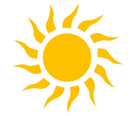 vector sun icon