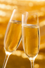 シャンパン　金バック