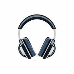 Fototapeta premium Immersive Sound Sleek Headphones for Music and Audio Enjoyment in Minimalist Style
