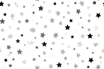 Seamless background with simple gray star pattern