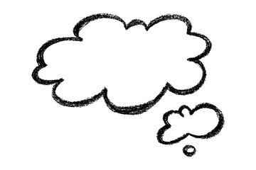 Hand drawn speech bubble Blank empty message box Textbox frame for banners, price tags, stickers, design