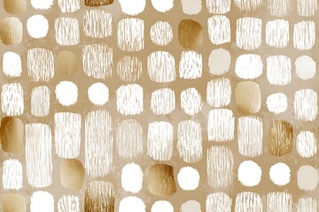 Seamless tone-on-tone watercolor dotted pattern in beige and white