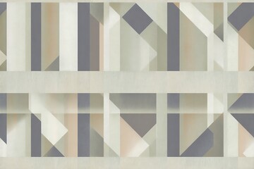 Fototapeta premium Seamless background with abstract geometric shadow box grid