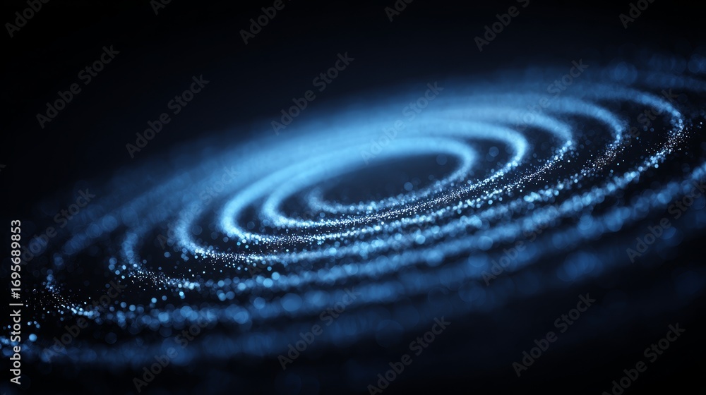 Poster mesmerizing spiral of light, a captivating display of illumination and energy bright.