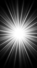 Fototapeta premium Bright Central Light Burst.