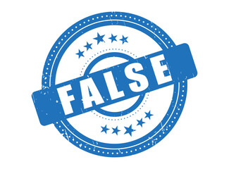 False Rubber Stamp Seal with a Dotted Circle