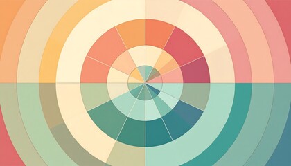 Colorful circular design