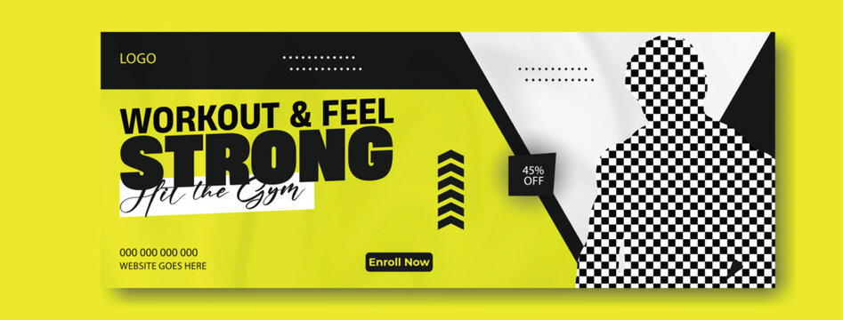 Muscular man with toned physique promoting a fitness program for strength and well being