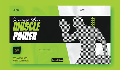 Muscular man with abs holding a towel and dumbbell promoting fitness and strength training