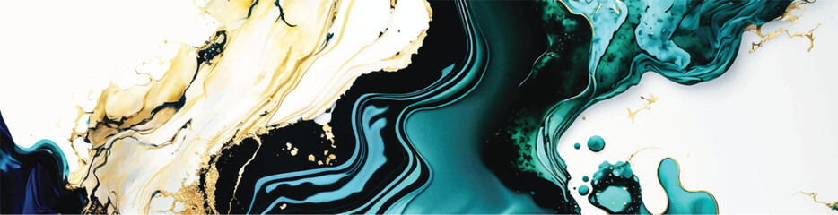 Multicolor brushed marbled surface. Abstract colorful illustration. Texture of marble. Vector illustration.