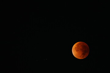 皆既月食 2025年9月8日 コーンムーン