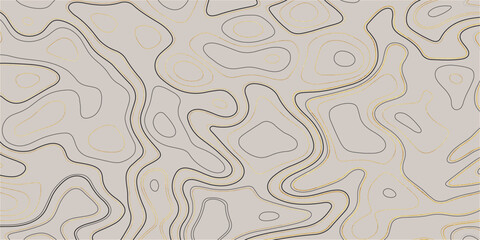Abstract contour line cartography map pattern background vector. The concept of a conditional geography scheme and the terrain path. 