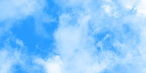 Blue sky with soft white clouds, natural background with fluffy cloudscape and clear atmosphere for peaceful design.