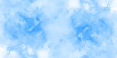 Blue sky with soft white clouds, natural background with fluffy cloudscape and clear atmosphere for peaceful design.