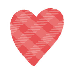 手描きのハートマークアイコンイラスト