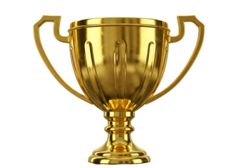 Celebrate your victories with this shimmering golden trophy, perfect for awards ceremonies, team achievements, and recognizing excellence in competitions or business, for your champion
