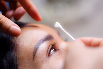 Microblading and aftercare.