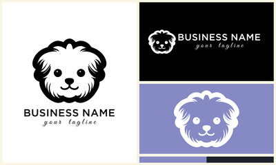 Cute Dog Logo Design Variations.