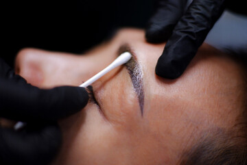 Microblading and aftercare.