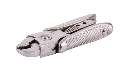 Obraz premium Overhead Studio Shot of Locking Pliers on Transparent Background