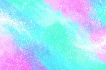 Abstract pastel background with swirling colors and glitter