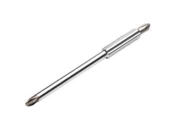 Precision Drill Bit Closeup of a Metal Drill Bit for Precise Drilling on transparent background