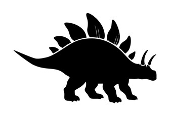 Silhouette of a Stegosaurus A Prehistoric Giant