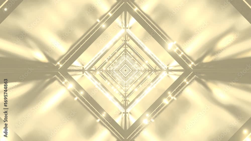 Poster a mesmerizing tunnel of light continuously flows, creating a captivating visual effect that draws th