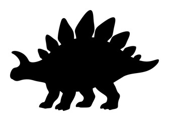 Silhouette of a Stegosaurus A Prehistoric Giant