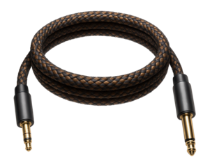 Flexible braided cable for audio equipment