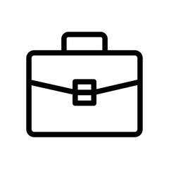 Briefcase Line Icon of Business Travel Icon Set
